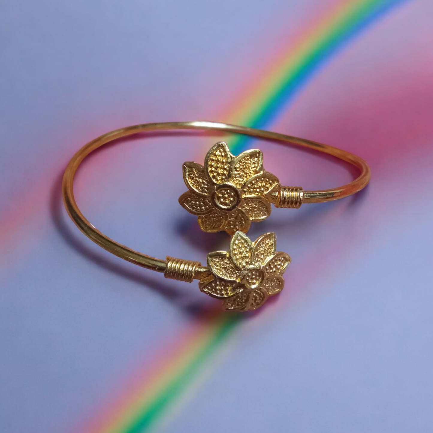 Gold Sun Flower Bracelet