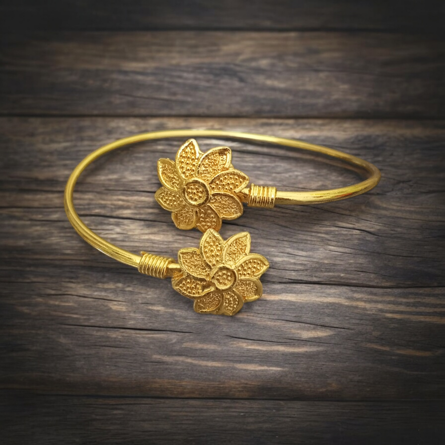 Gold Sun Flower Bracelet