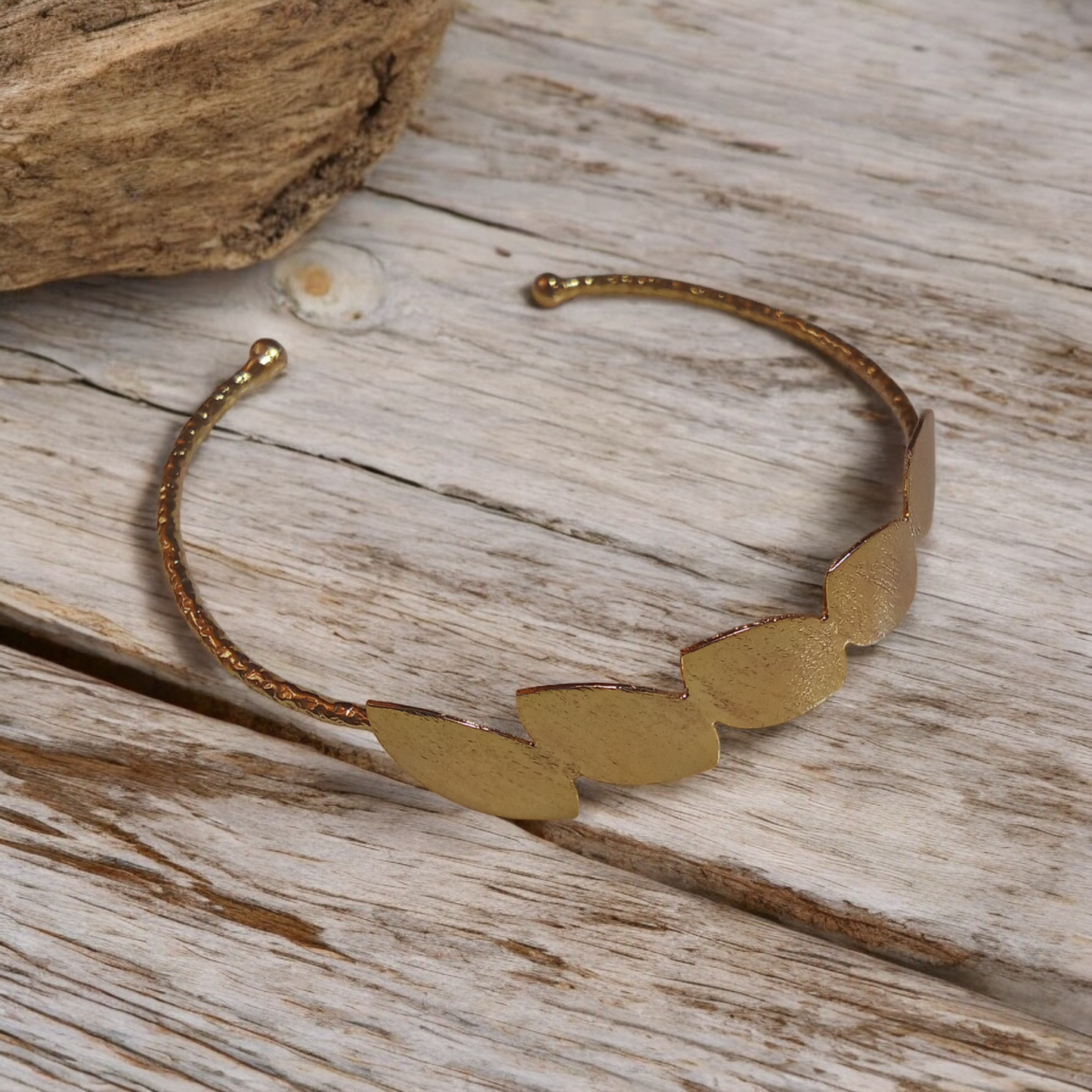 Hand Made Boho Leaf Bracelet